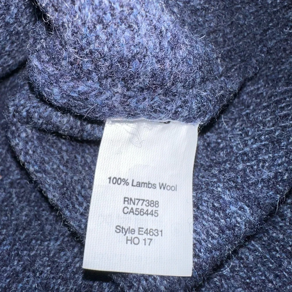 J.Crew Lambswool V-Neck Sweater - Blue, Size L